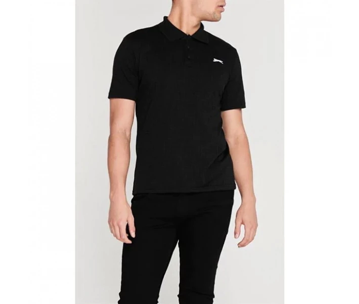 Фото - чоловіче поло Поло Slazenger Check Golf Black S