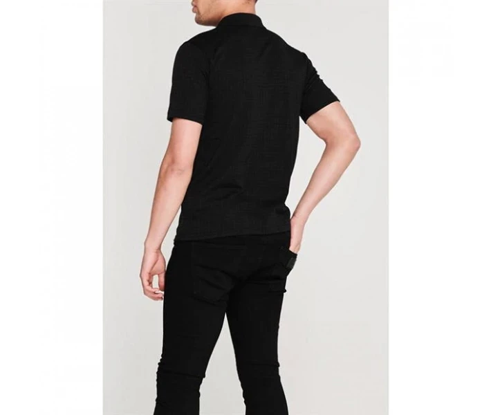 Фото - чоловіче поло Поло Slazenger Check Golf Black S