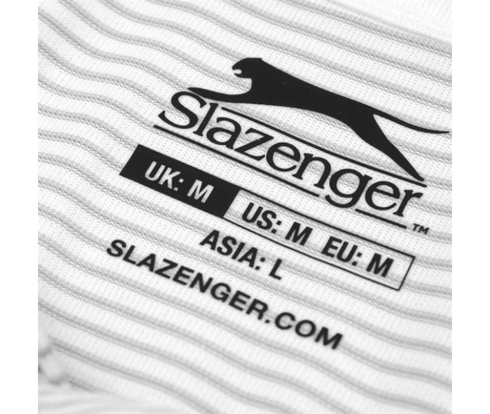 Фото - чоловіче поло Поло Slazenger Micro Stripe Golf White M