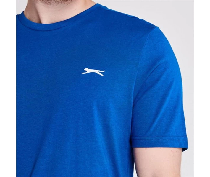 Фото - чоловічу футболку Футболка Slazenger Plain Royal Blue M