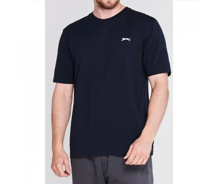 Фото - чоловічу футболку Футболка Slazenger Plain Navy M