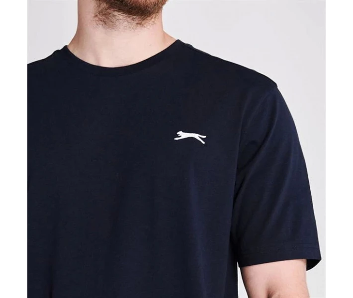 Фото - чоловічу футболку Футболка Slazenger Plain Navy M