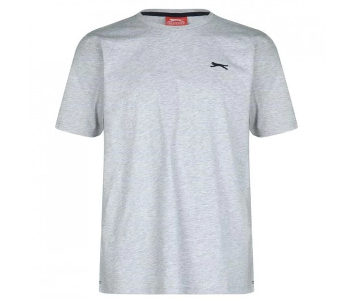 Фото - чоловічу футболку Футболка Slazenger Plain Grey Marl S