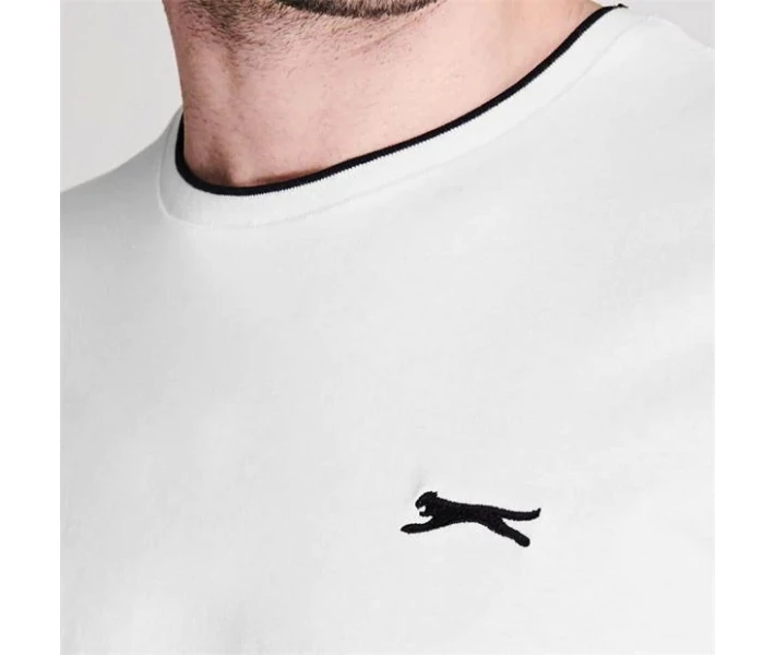 Фото - чоловічу футболку Футболка Slazenger Tipped White L
