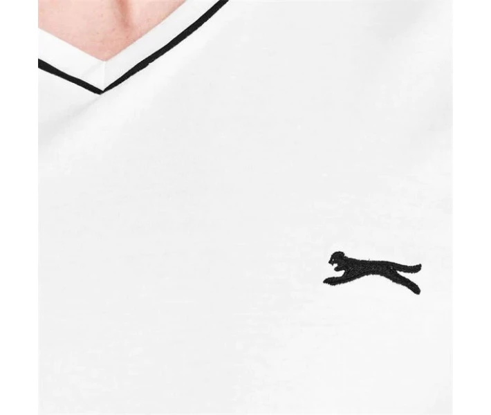 Фото - чоловічу футболку Футболка Slazenger V Neck White XXXL