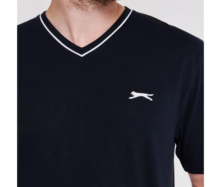 Фото - чоловічу футболку Футболка Slazenger V Neck Navy S