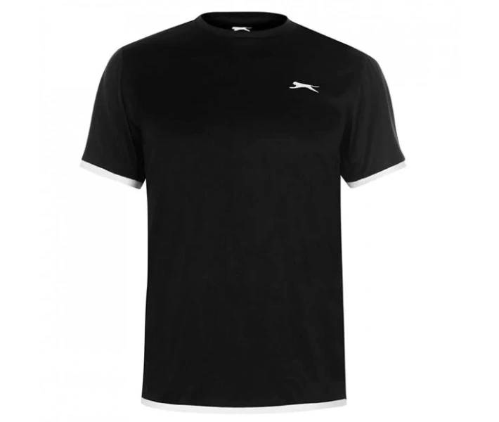 Фото - чоловічу футболку Футболка Slazenger Court Black S