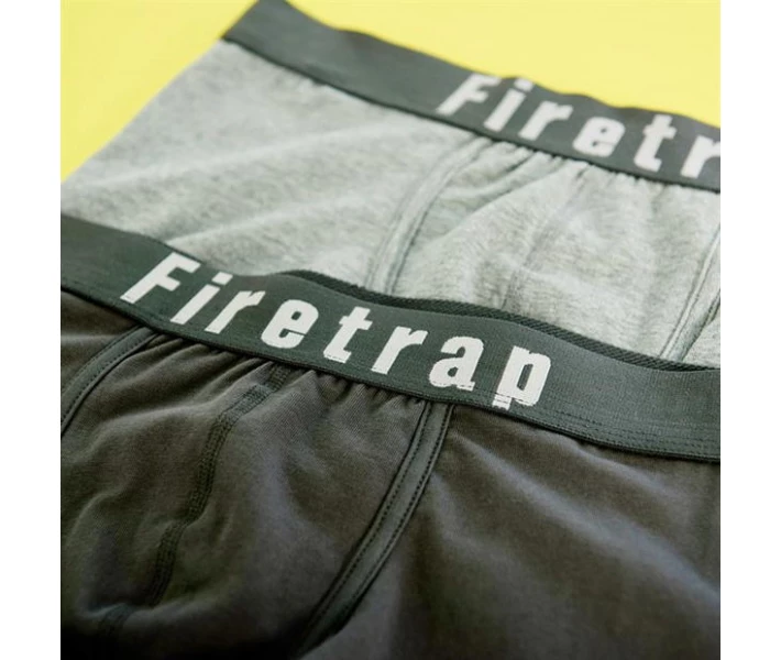Фото - чоловічі труси Труси Firetrap 2 Pack Grey / GreyMarl XL