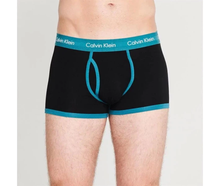 Фото - чоловічі труси Труси Calvin Klein 2 Pack Blk / Turq / Wht / Bl L