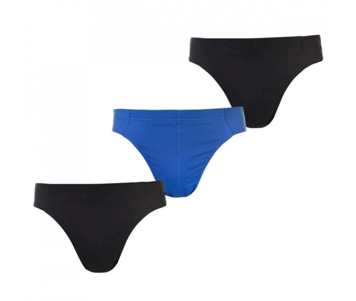 Фото - чоловічі труси Труси Slazenger 3 Pack Black / Black / Blu M