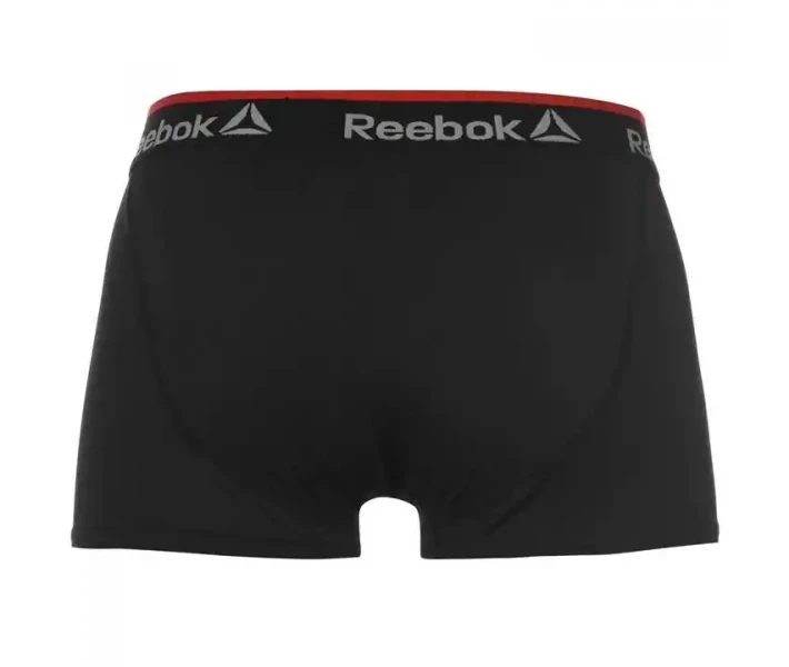 Фото - чоловічі труси Труси Reebok 3 Pack Redgrave Black M