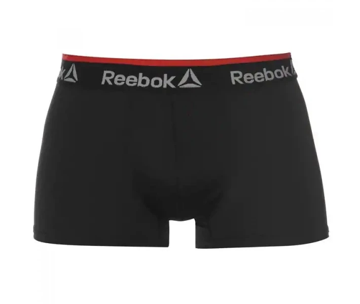 Фото - чоловічі труси Труси Reebok 3 Pack Redgrave Black M