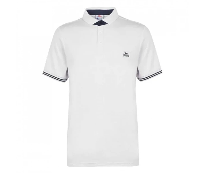 Фото - чоловіче поло Поло Lonsdale Jersey White/Navy XXL