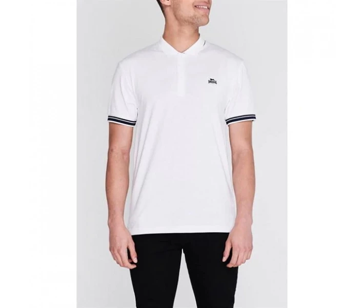 Фото - чоловіче поло Поло Lonsdale Jersey White/Navy XXL