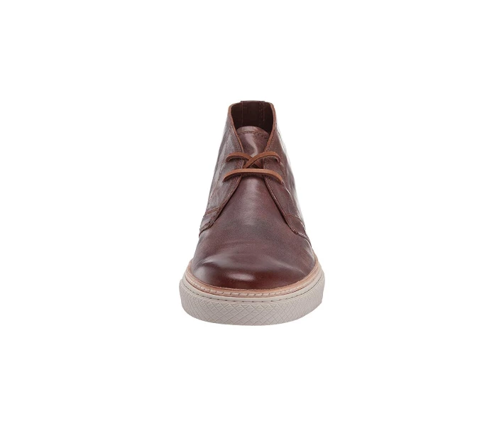 Фото - чоловічий черевик Черевики Frye Essex Chukka Cognac Waxed Antique Pull Up 40.5