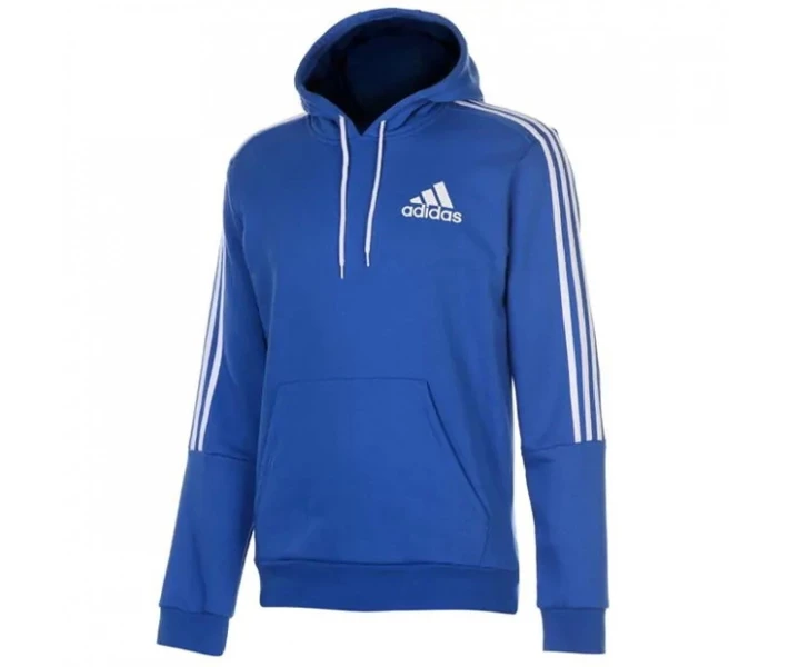 Фото - чоловіче худі Худі adidas 3 Stripes Logo Over The Head Blue / White S