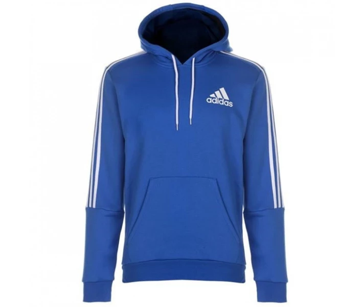 Фото - чоловіче худі Худі adidas 3 Stripes Logo Over The Head Blue / White S