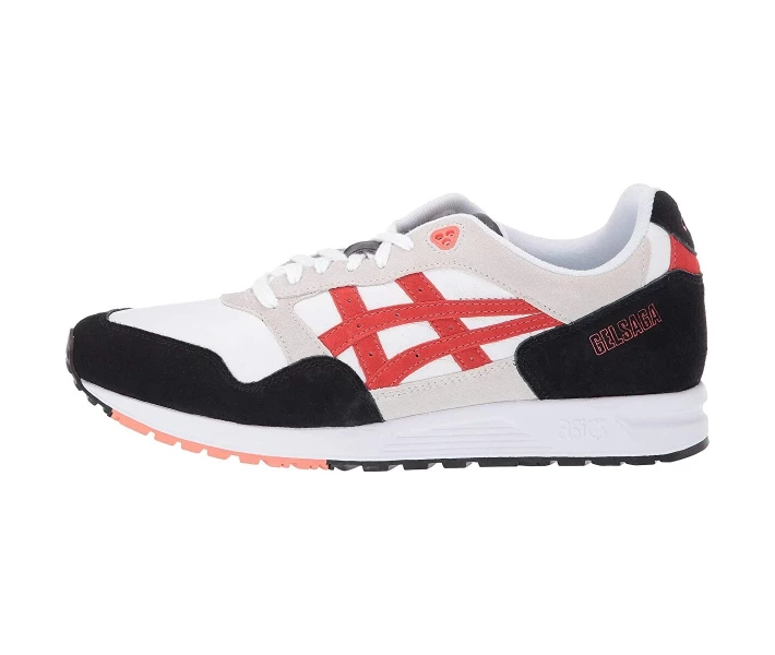 Фото - чоловічий кросівок Кросівки Asics Gel-Saga White/Flash Coral 2 45