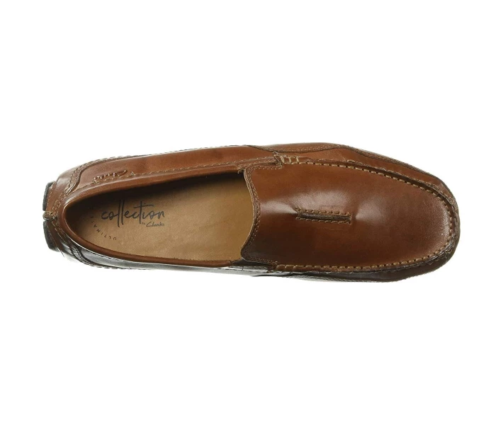 Фото - чоловічу туфлю Туфлі лофери Clarks Ashmont Race Cognac Leather 42