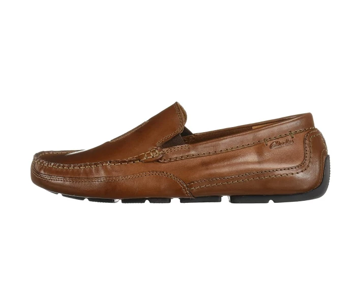 Фото - чоловічу туфлю Туфлі лофери Clarks Ashmont Race Cognac Leather 42