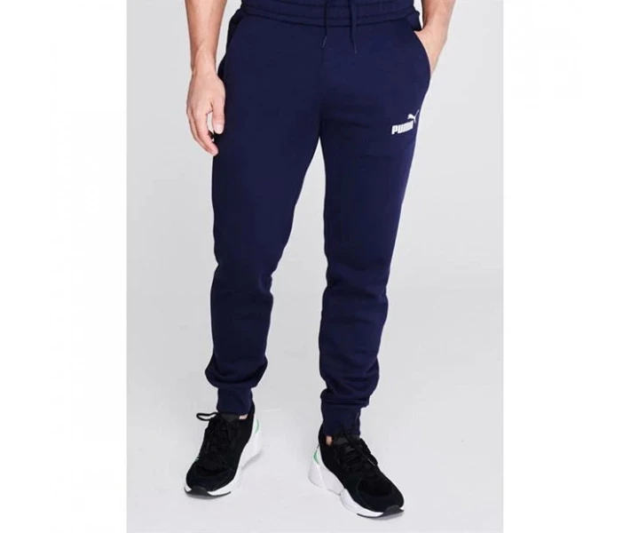 Фото - чоловічі спортивні штани Спортивні штани Puma Tapered Fleece Navy / White XS