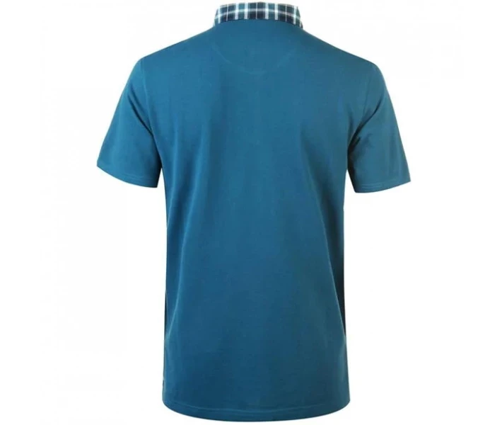 Фото - чоловіче поло Поло Pierre Cardin Short Sleeve Check Collar Petrol L