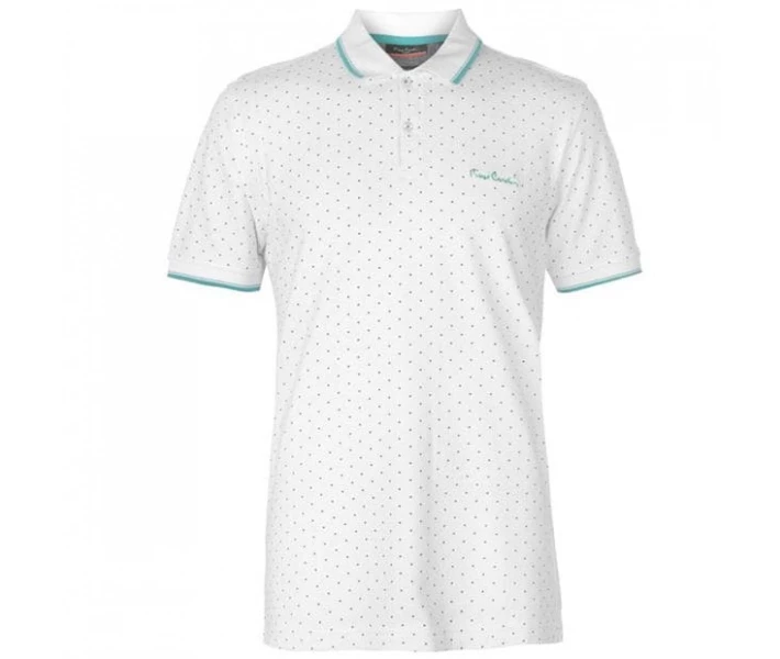 Фото - чоловіче поло Поло Pierre Cardin All Over Print White L