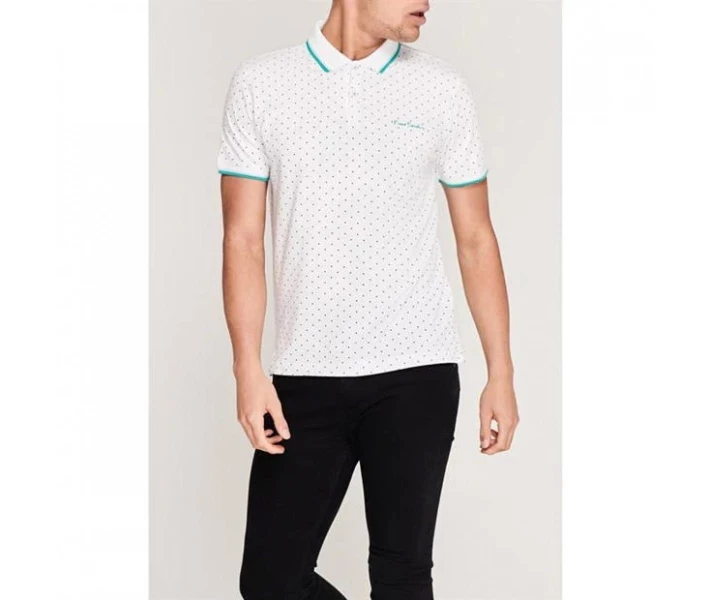 Фото - чоловіче поло Поло Pierre Cardin All Over Print White L