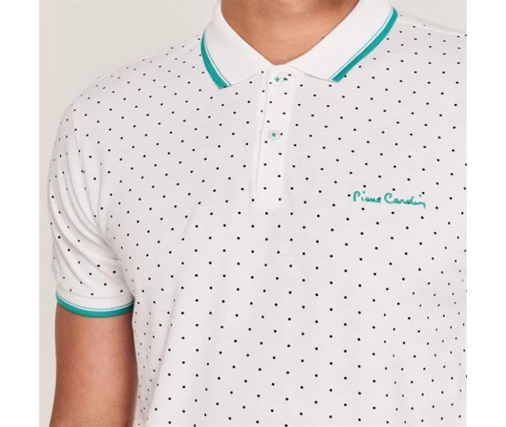 Фото - чоловіче поло Поло Pierre Cardin All Over Print White L