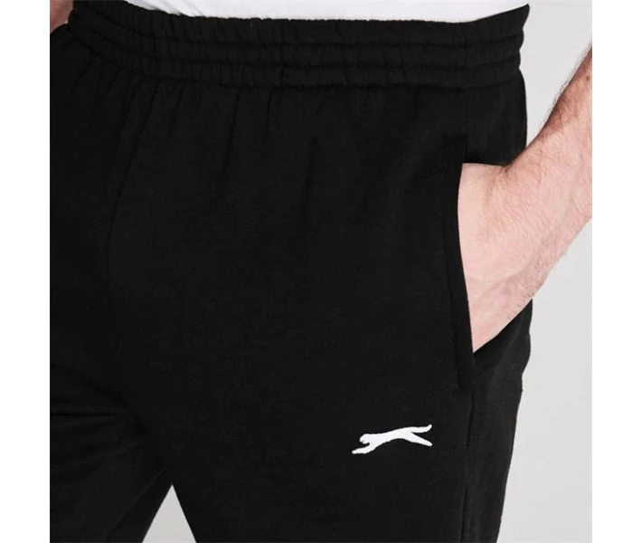 Фото - чоловічі спортивні штани Спортивні штани Slazenger Cuffed Fleece Black XL