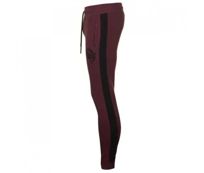Фото - чоловічі спортивні штани Спортивні штани Fabric Embroidered Tapered Burgundy S