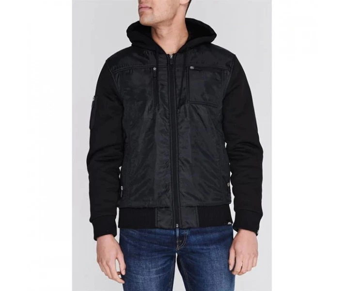 Фото - куртку мужскую Куртка No Fear Lined Zip Black XS