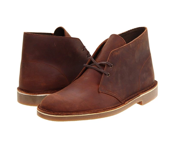 Фото - чоловічий черевик Черевики Clarks Bushacre 2 Brown Leather 44.5
