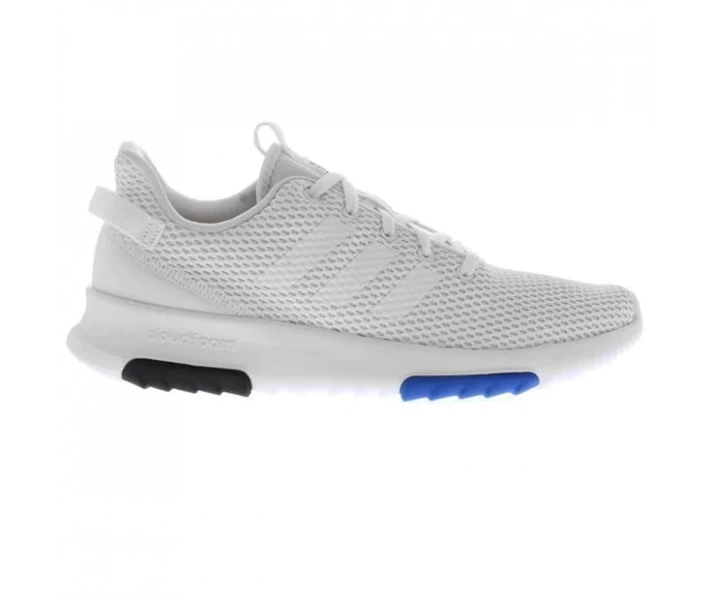 Фото - чоловічий кросівок Кросівки adidas Cloudfoam Racer Trainers Wht/Wht/Blk/Blu 42.7