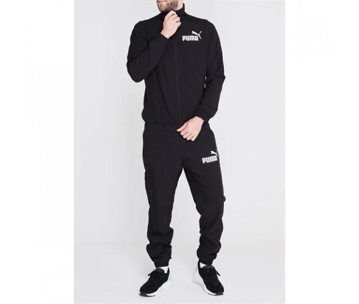 Фото - чоловічий спортивний костюм Спортивний костюм Puma Woven Black / White S