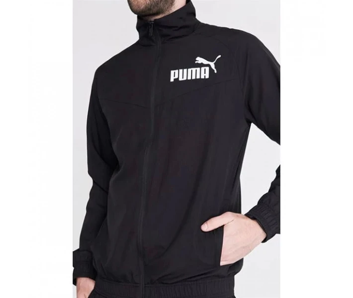 Фото - чоловічий спортивний костюм Спортивний костюм Puma Woven Black / White S