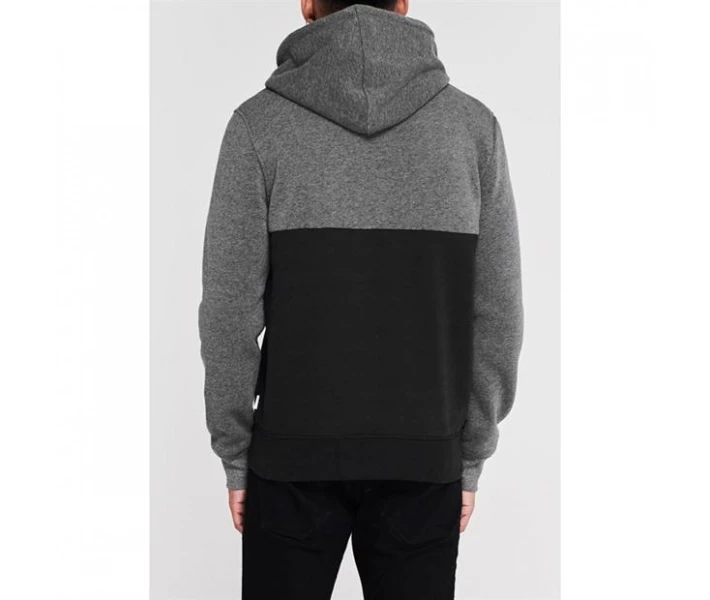 Фото - чоловіче худі Худі Lee Cooper Cut and Sew Zip Hoodie Charcoal / Blk S