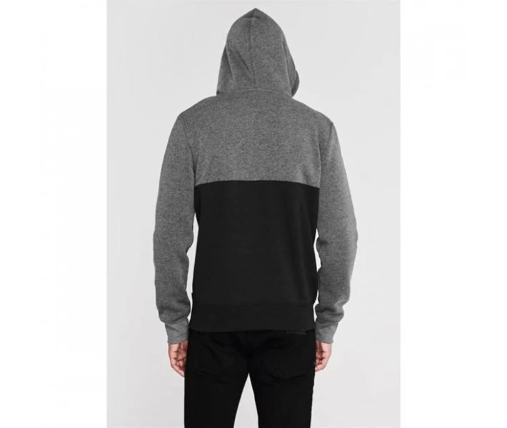 Фото - чоловіче худі Худі Lee Cooper Cut and Sew Zip Hoodie Charcoal / Blk S