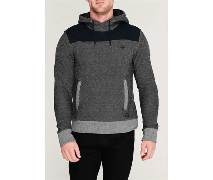 Фото - чоловіче худі Худі Firetrap Marly Charcoal / Navy M