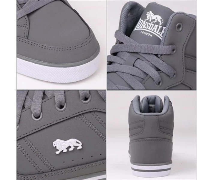 Фото - чоловічий кросівок Кросівки Lonsdale Canons Grey/White 41.5
