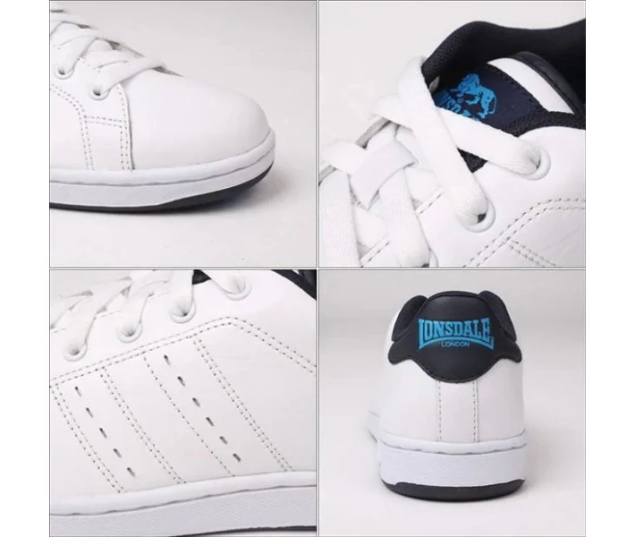 Фото - чоловічий кросівок Кросівки Lonsdale Leyton Leather White/Navy 48