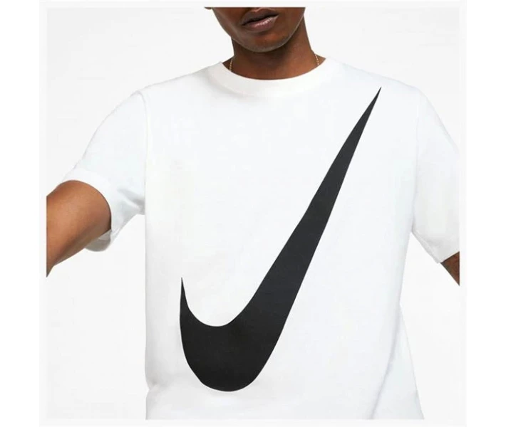 Фото - чоловічу футболку Футболка Nike Large Swoosh T-Shirt White XXL