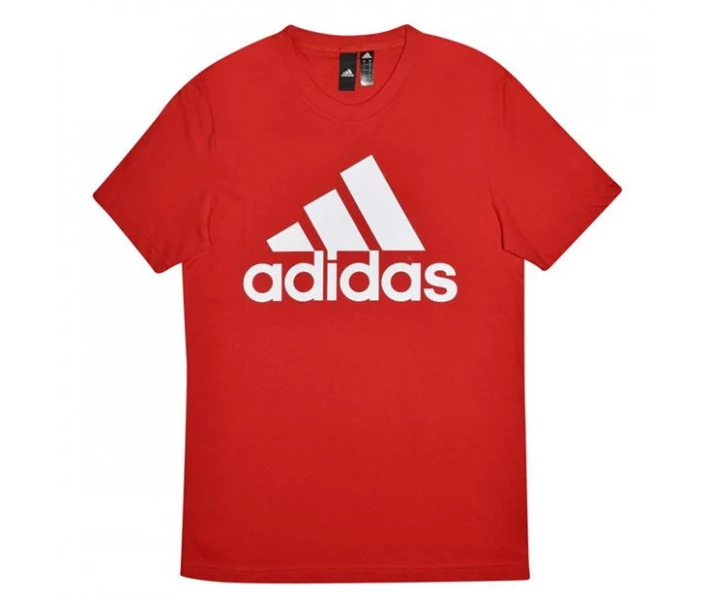 Фото - чоловічу футболку Футболка adidas Essential Linear T-Shirt Scarlet/White S