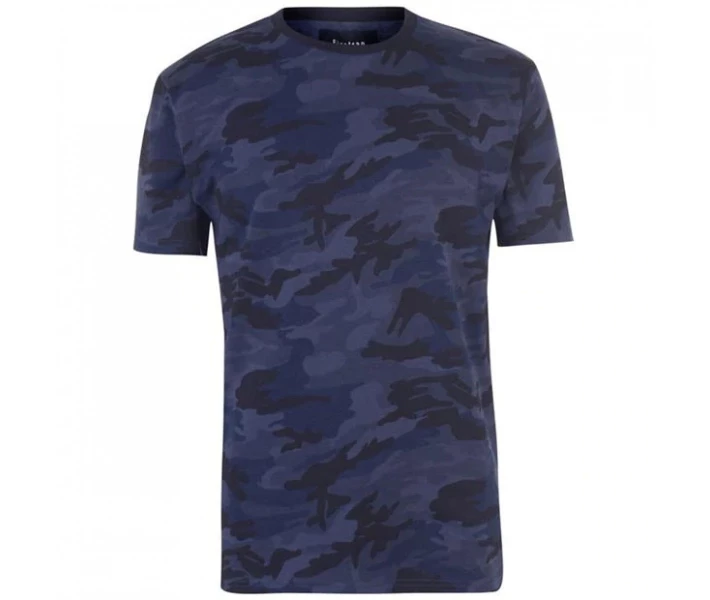Фото - чоловічу футболку Футболка Firetrap Camo Navy Camo L