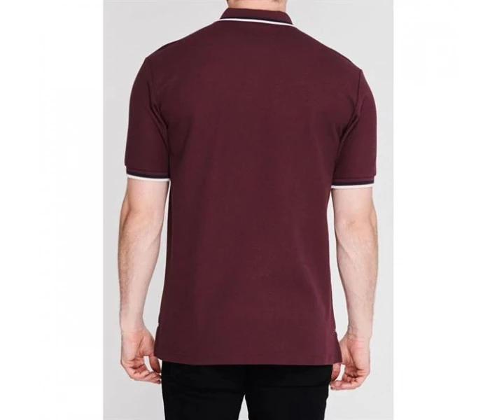 Фото - чоловіче поло Поло Slazenger Tipped Burgundy Marl L