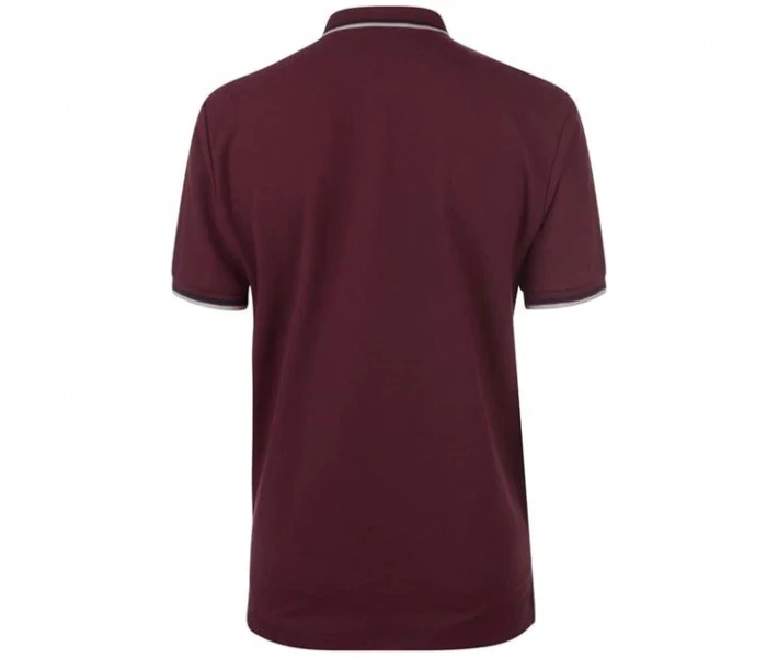 Фото - чоловіче поло Поло Slazenger Tipped Burgundy Marl L