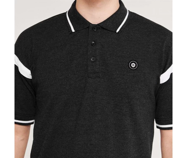 Фото - чоловіче поло Поло Jack and Jones Core Luke Black Mel S