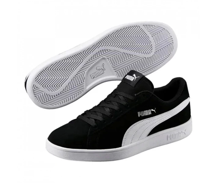 Фото - чоловічий кросівок Кросівки Puma Smash V2 Suede Black/White 44.5