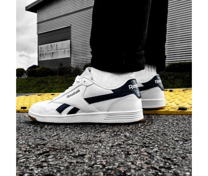 Фото - чоловічий кросівок Кросівки Reebok Technique Leather White/Navy/Gum 44.5