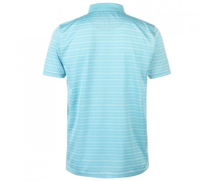Фото - чоловіче поло Поло Pierre Cardin Striped Sports Poly Turquoise/Wht XL